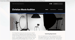 Desktop Screenshot of christianmovieaudition.com